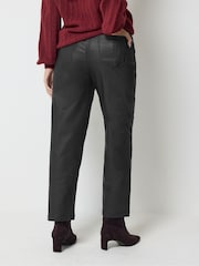 M&Co Black Coated Barrel Leg Jeans - Image 3 of 6