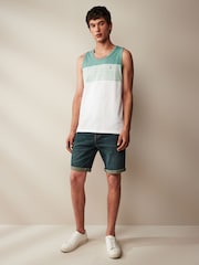 Green 100% Cotton Block Vest - Image 2 of 6