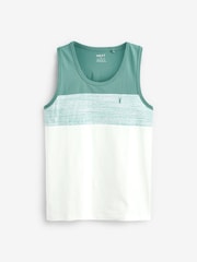 Green 100% Cotton Block Vest - Image 4 of 6