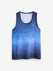 Navy Blue Dip Dye 100% Cotton Vest - Image 5 of 7