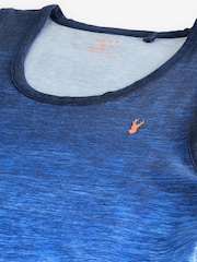 Navy Blue Dip Dye 100% Cotton Vest - Image 6 of 7