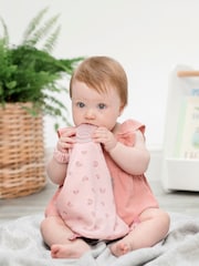 Cheeky Chompers Pink Comfort and Chew 100% Cotton Gift Bundle - Image 9 of 13