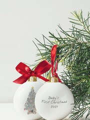 Babyblooms Baby's First Christmas Tree Bauble - Image 1 of 5