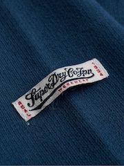 Superdry Blue Vintage Script Hoodie - Image 6 of 6