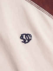 Superdry Brown Vintage Athletic Baseball Top - Image 7 of 7
