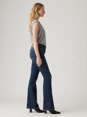 Levi's® Navy Blue 726™ High Rise Yoked Flare Jeans - Image 3 of 7
