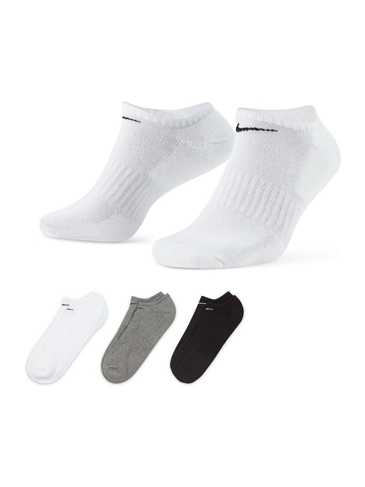 Nike Multi Everyday Cushioned Training Ankle Socks 6 Pack - Image 1 of 4