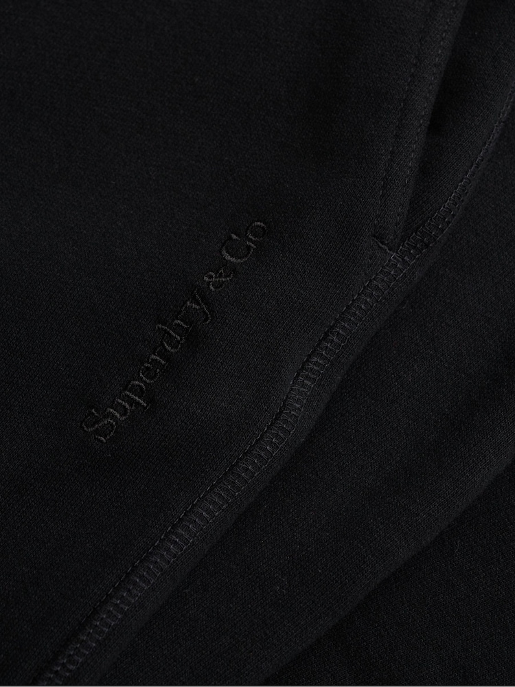 Superdry Black Essential Company Logo Joggers - Image 7 of 7 Superdry Black Essential Company Logo Joggers - Image 7 of 7