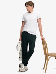 Superdry Green Essential Company Logo Joggers - Image 3 of 6