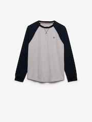 Superdry Blue Vintage Athletic Baseball Top - Image 5 of 6