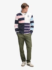 Superdry Green Tapered Washed Chinos - Image 1 of 5