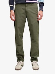 Superdry Green Tapered Washed Chinos - Image 4 of 5