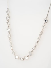 Cristal transparente tono plateado - Ted Baker Julie: Jewel Chain Necklace - Imagen 7 de 9