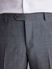 Grey Tailored Fit Signature TG Di Fabio Wool Rich Puppytooth Suit: Trousers - Image 4 of 9