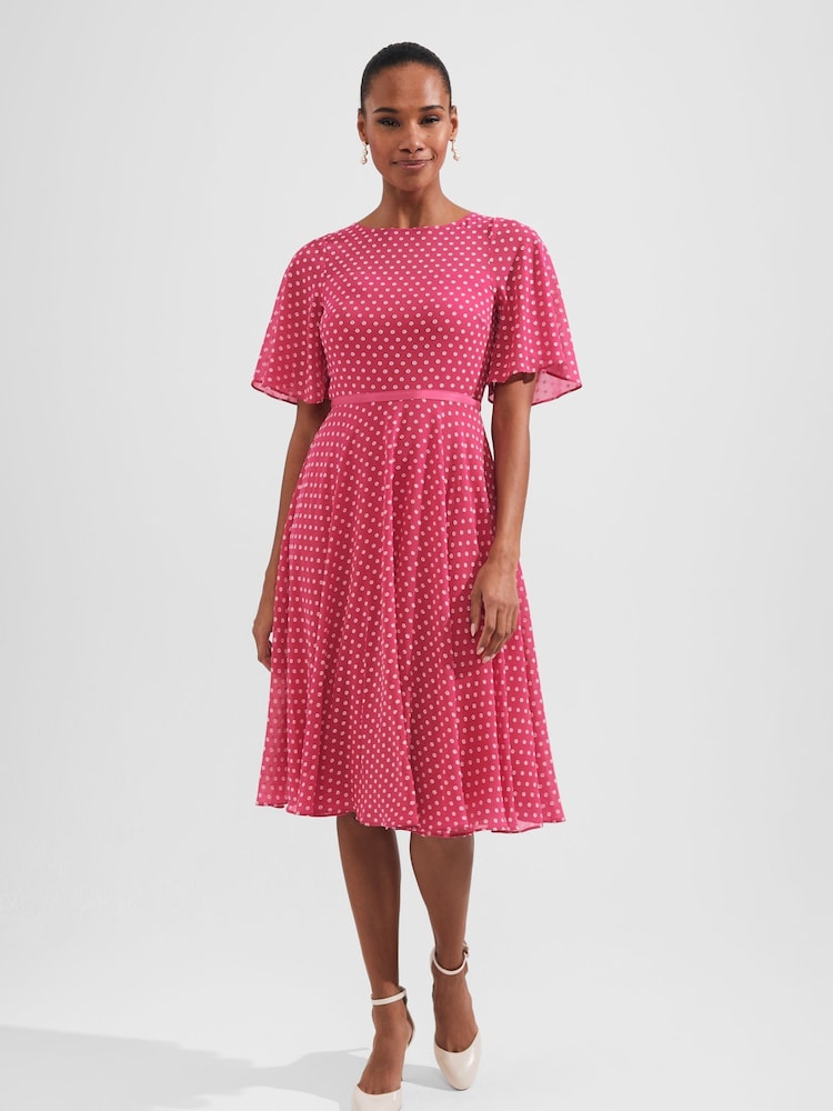 Hobbs Pink Elenor Dress - Image 1 of 4