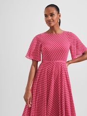 Hobbs Pink Elenor Dress - Image 3 of 4