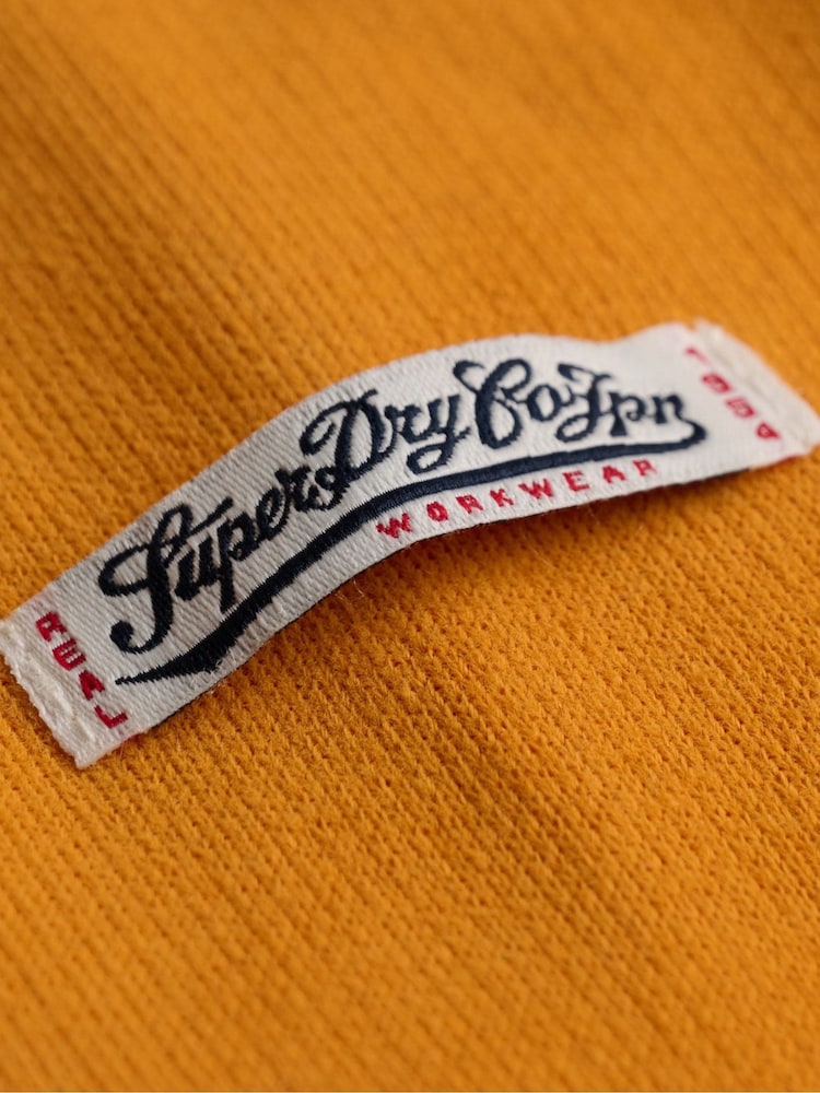 Superdry Orange Vintage Script Hoodie - Image 6 of 6 Superdry Orange Vintage Script Hoodie - Image 6 of 6