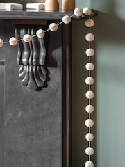 Garden Trading Warm White Maddox Christmas Pom Garland - Image 2 of 3