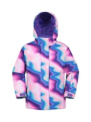 Mountain Warehouse Purple Kids Printed Ski Jacket & Trousers Set - Image 2 of 7
