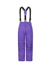 Mountain Warehouse Purple Kids Printed Ski Jacket & Trousers Set - Image 5 of 7