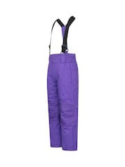 Mountain Warehouse Purple Kids Printed Ski Jacket & Trousers Set - Image 6 of 7