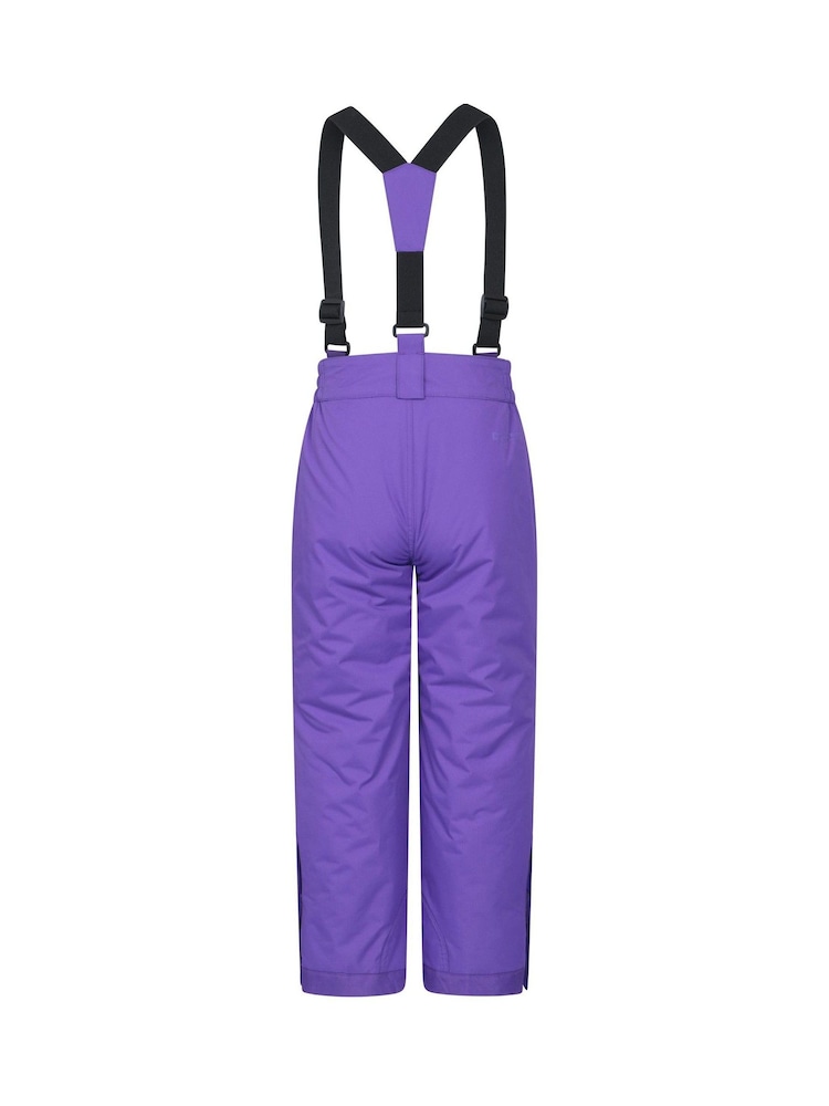 Mountain Warehouse Purple Kids Printed Ski Jacket & Trousers Set - Image 7 of 7