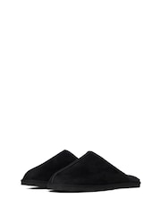 JACK & JONES JUNIOR Black Microfiber Mule Slippers - Image 4 of 7