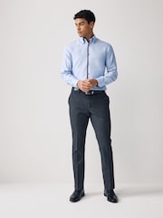Light Blue Trimmed Formal Shirt - Image 2 of 9