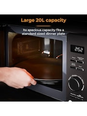 Tower Black Renaissance 20L 800W Microwave - Image 5 of 8