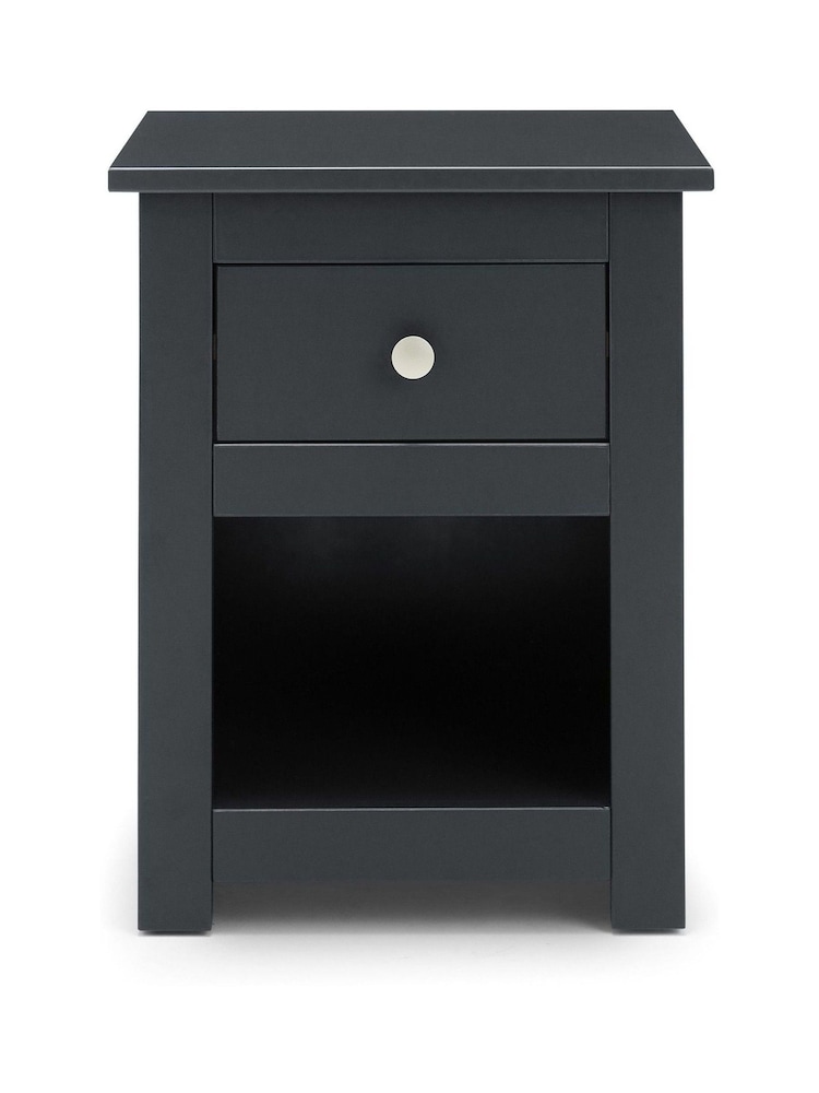 Julian Bowen Anthracite Grey Radley Bedside Table - Image 2 of 4