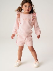 Baker by Ted Baker Organza Sweater And Shorts Set - Image 1 of 11