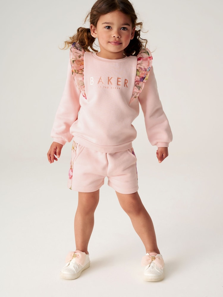 Baker by Ted Baker Organza Sweater And Shorts Set - Image 1 of 11