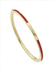 Pulang Ginto - Ted Baker Roley Classic Color Enamel Slim Bangle Bracelet - Larawan 3 ng 7