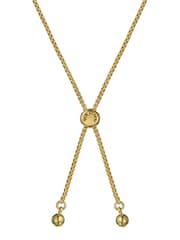 Ted Baker Pink Gold Tone Juliet: Jewel Chain Crystal Drawstring Bracelet - Image 5 of 7
