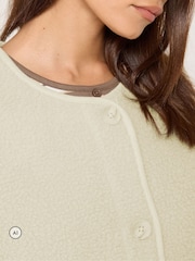 PixieGirl Petite White Borg Jacket - Image 4 of 6