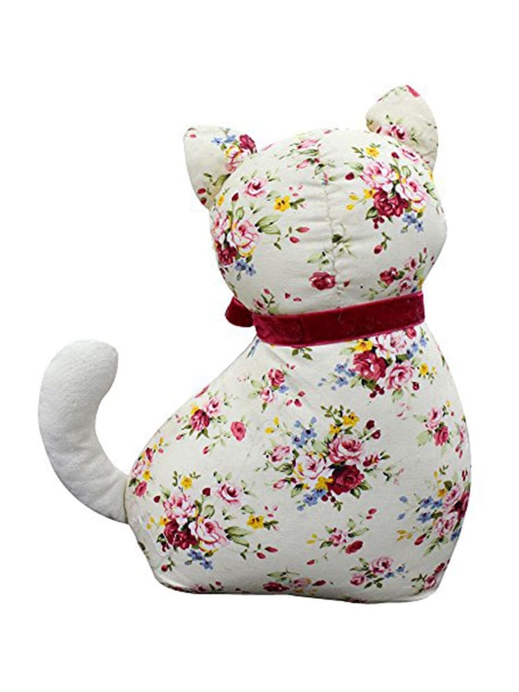 Riva Home Red Vintage Floral Cat Doorstop - Image 4 of 4 Riva Home Red Vintage Floral Cat Doorstop - Image 4 of 4