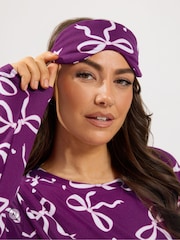 Μωβ - Yours Curve Fleece Pyjama Set - Εικόνα 4 από 7