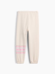 Gap Cream Fair Isle Relaxed Pull On Logo Joggers (6mths-5yrs) - Image 2 of 3