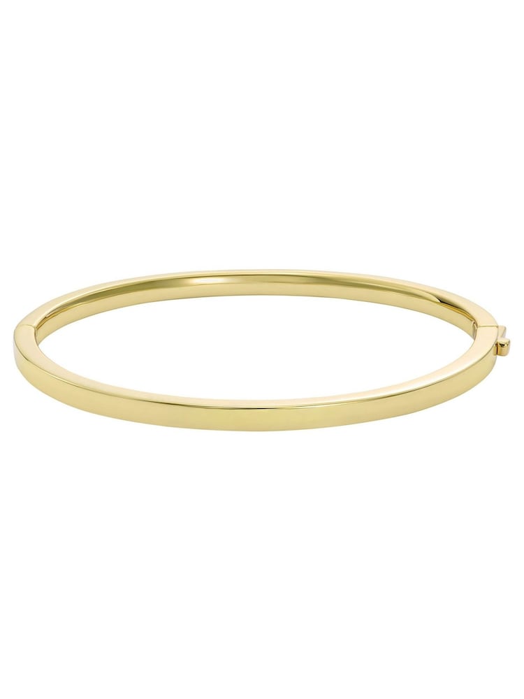 Ted Baker Plain Metal Gold Tone Chrishell: Logo Slim Bangle Bracelet - Image 7 of 7 Ted Baker Plain Metal Gold Tone Chrishell: Logo Slim Bangle Bracelet - Image 7 of 7