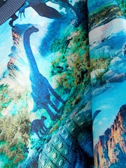 Blue Dino All-Over Print Short Sleeve T-Shirt (3-16yrs) - Image 3 of 3