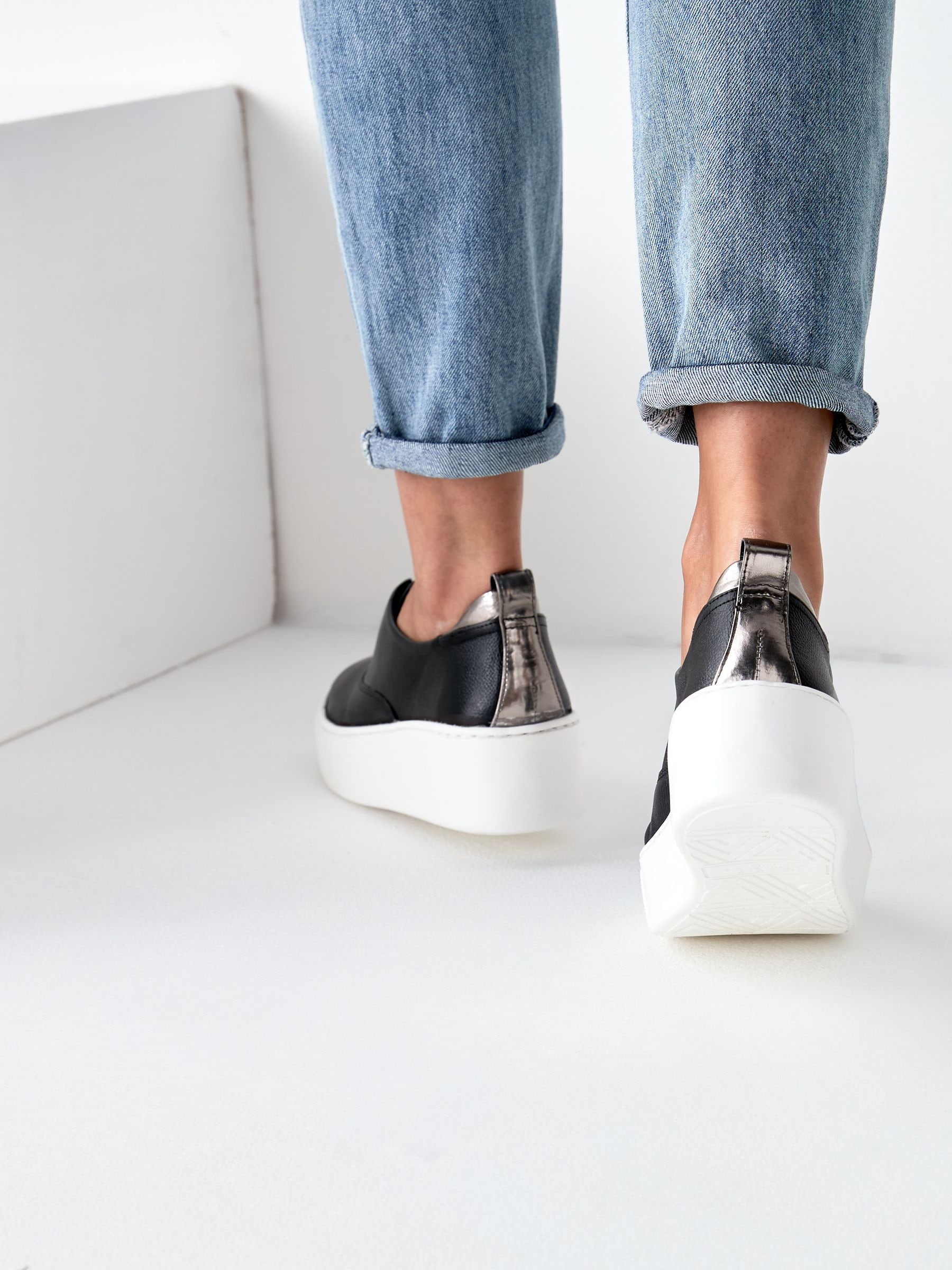 Chunky wedge trainers sales