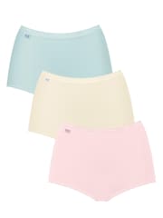 Sloggi Basic Maxi Briefs 3 Pack - Image 1 of 4