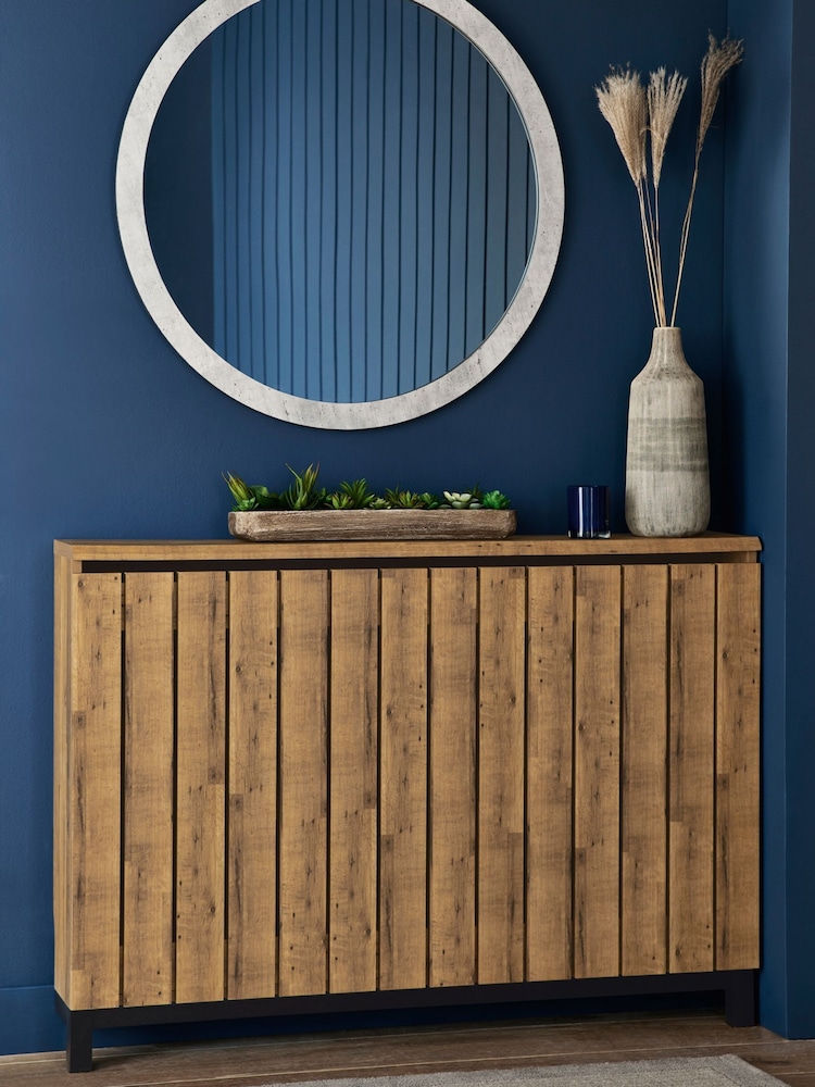 Dark Bronx Oak Effect Radiator Cover - Image 1 of 8