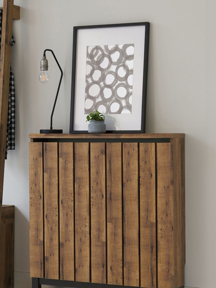 Dark Bronx Oak Effect Radiator Cover - Image 2 of 8