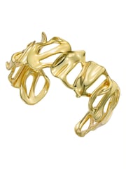 Ted Baker Gold Tone Leila: Abstract Leaf Cuff - Image 3 of 7