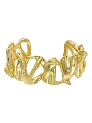Ted Baker Gold Tone Leila: Abstract Leaf Cuff - Image 4 of 7