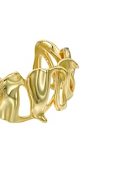 Ted Baker Gold Tone Leila: Abstract Leaf Cuff - Image 5 of 7