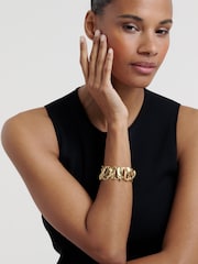 Ted Baker Gold Tone Leila: Abstract Leaf Cuff - Image 7 of 7