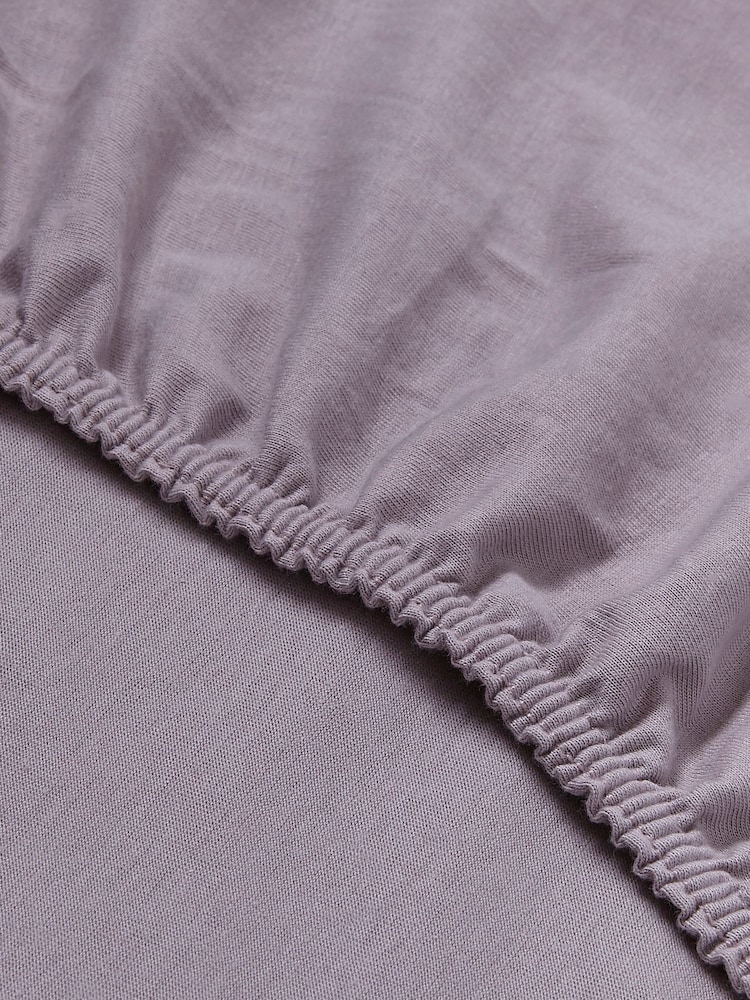 Silentnight 2 Pack Grey Kids Safe Nights Cot Bed 100% Cotton Fitted Sheets - Image 7 of 14