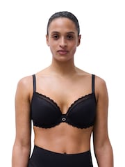 Chantelle Black Belle Plunge Full Cup Underwired Bra - Image 2 of 6